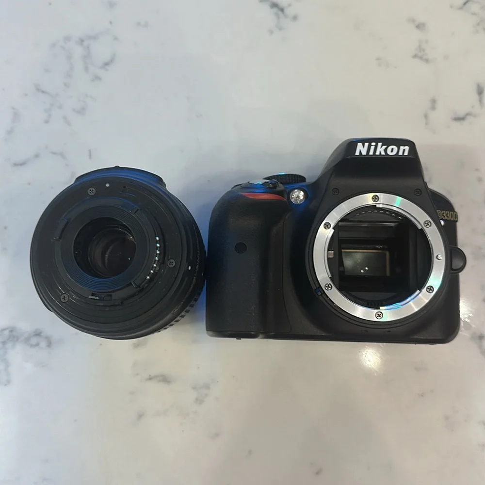 Nikon D3300 with camera bag